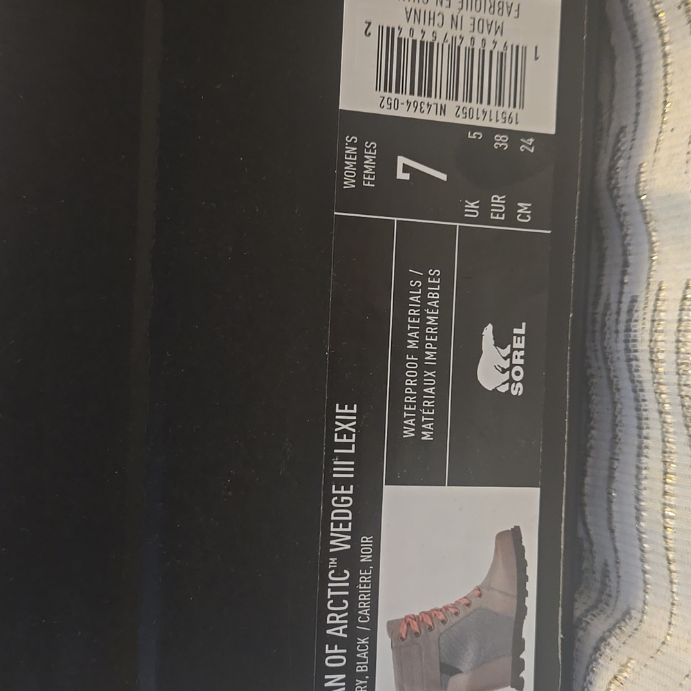 New With Box Sorel Joan Of Arctic Wedge 3 Lexie Size 7 - Picture 6 of 6